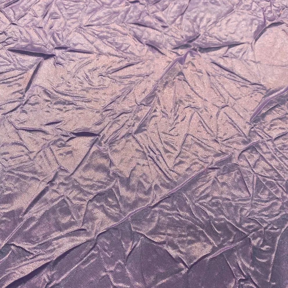 Crush Satin (Bichon) Table Linen in Mauve 055