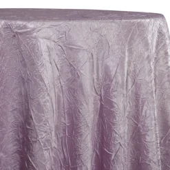 Crush Satin (Bichon) Table Linen in Mauve 055