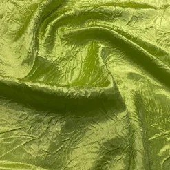Crush Satin (Bichon) Table Linen in Lime 37