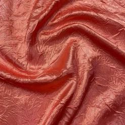 Crush Satin (Bichon) Table Napkin in Coral 201