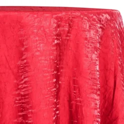 Crush Shimmer (Galaxy) Table Linen in Tango Red 34