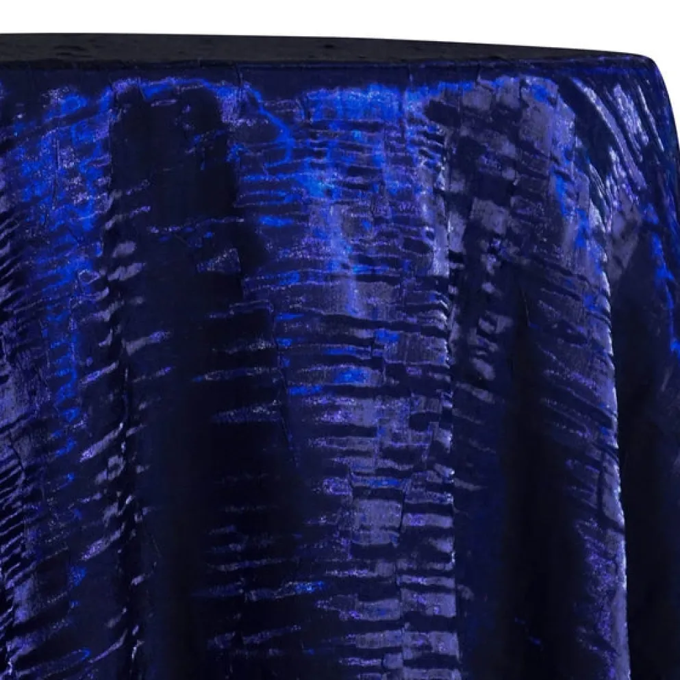 Crush Shimmer (Galaxy) Table Linen in Royal 2