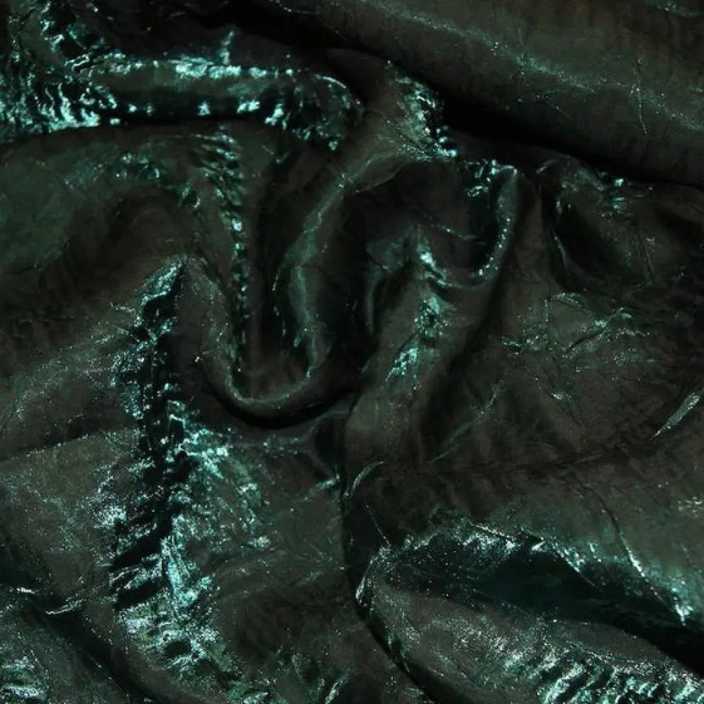 Crush Shimmer (Galaxy) Table Linen in Hunter Green 29
