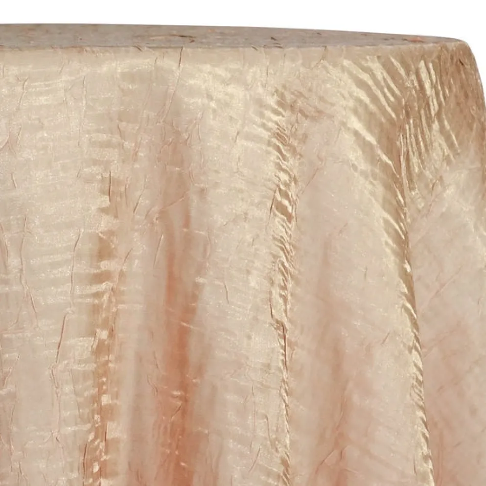 Crush Shimmer (Galaxy) Table Linen in Taupe 27