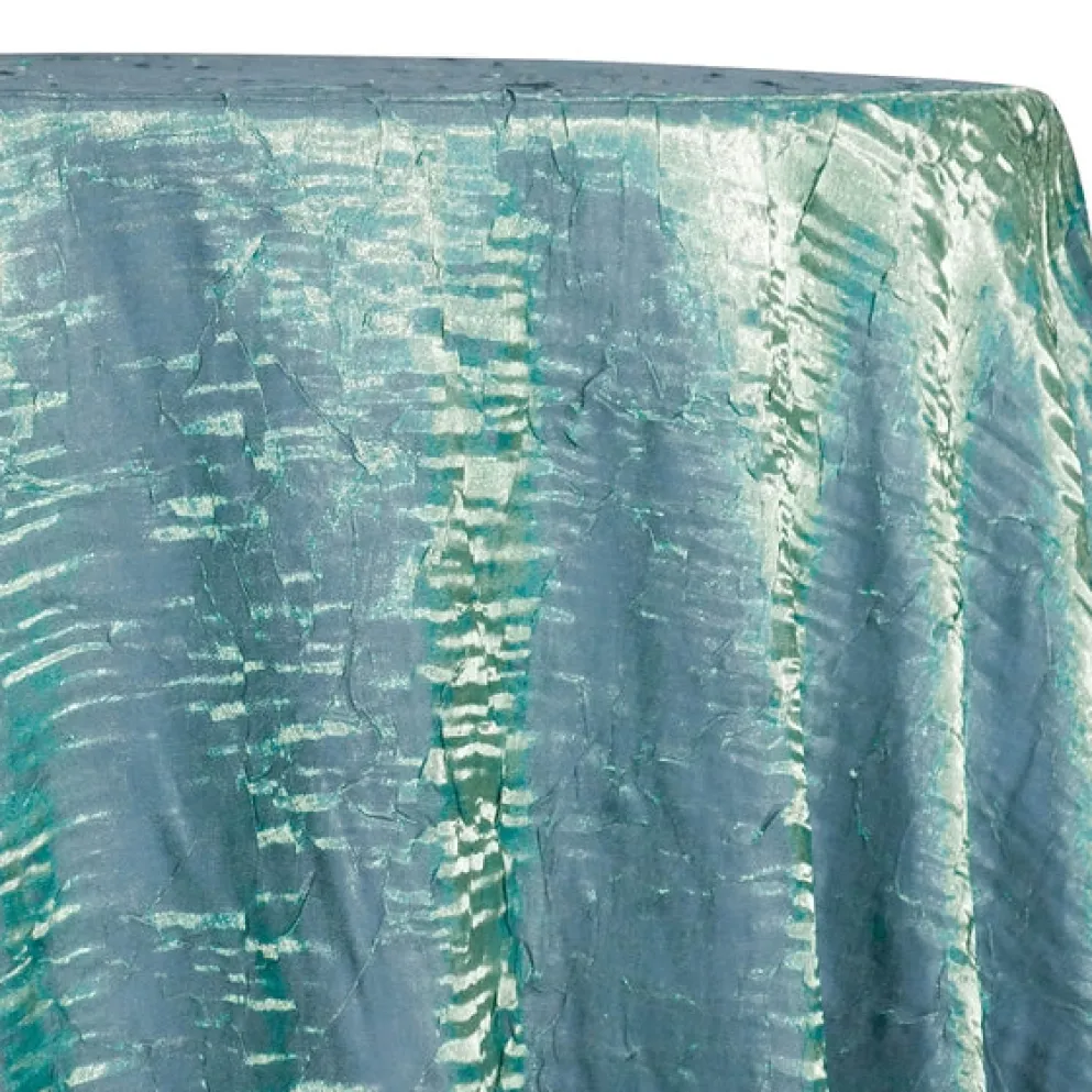 Crush Shimmer (Galaxy) Table Linen in New Aqua 35