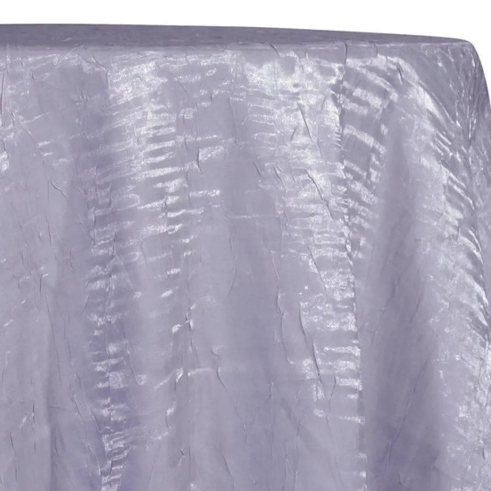 Crush Shimmer (Galaxy) Table Linen in Silver