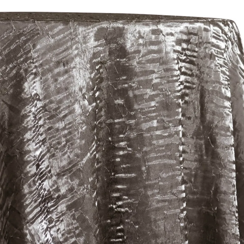 Crush Shimmer (Galaxy) Table Linen in Charcoal 07