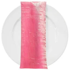 Crush Shimmer (Galaxy) Table Napkin in Flamingo Pink 33