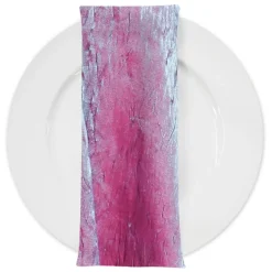 Crush Shimmer (Galaxy) Table Napkin in Steel Turquoise 19