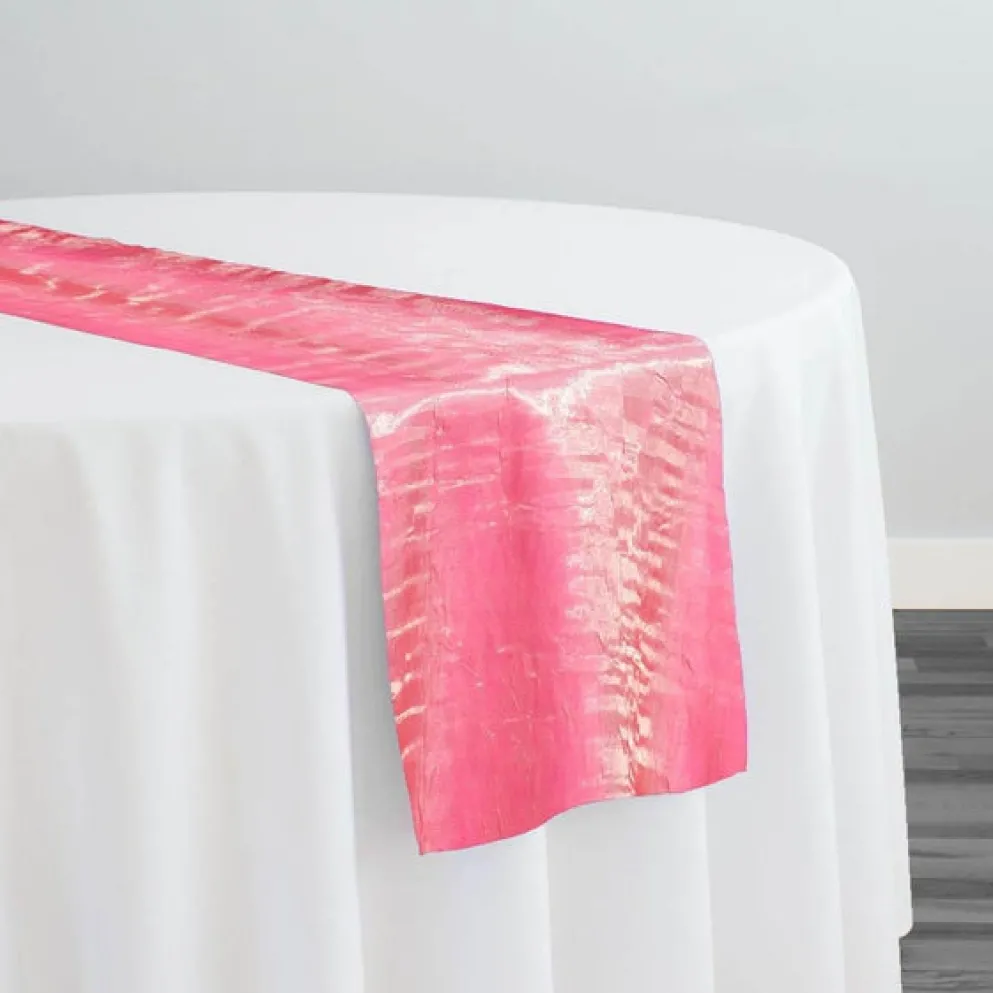 Crush Shimmer (Galaxy) Table Runner in Flamingo Pink 33