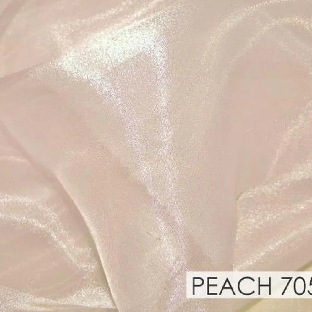 Crystal Organza Drapery Panels (58" Wide) / 64 Colors