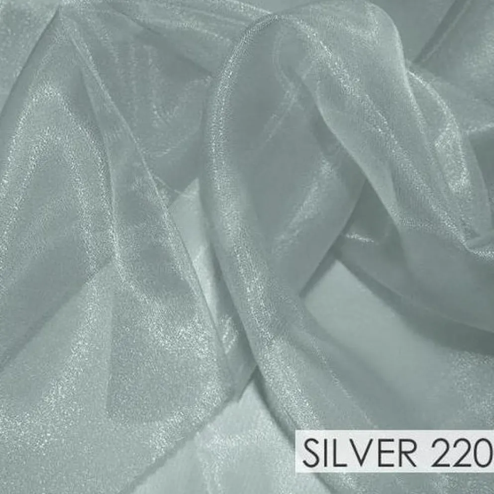 Crystal Organza Drapery Panels (58" Wide) / 64 Colors