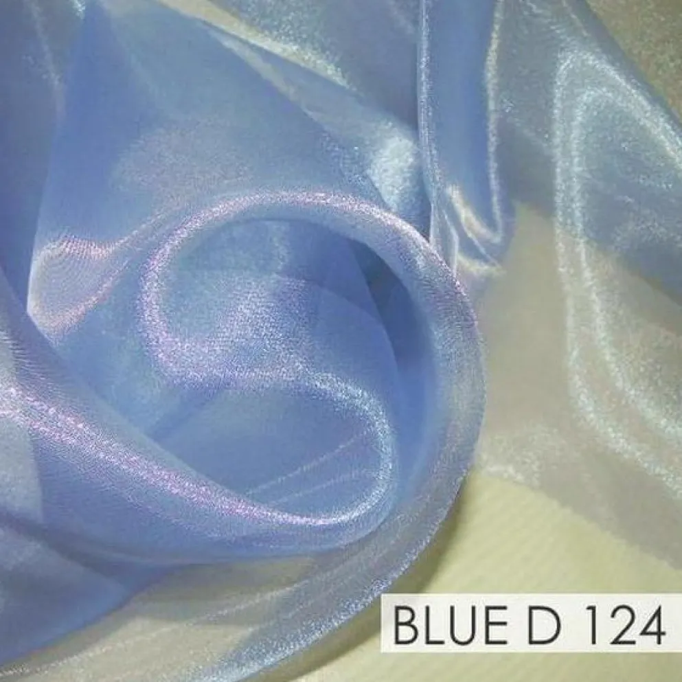 Crystal Organza Drapery Panels (58" Wide) / 64 Colors