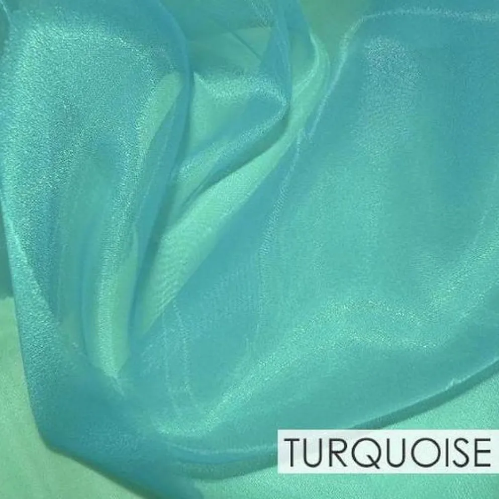 Crystal Organza Drapery Panels (58" Wide) / 64 Colors