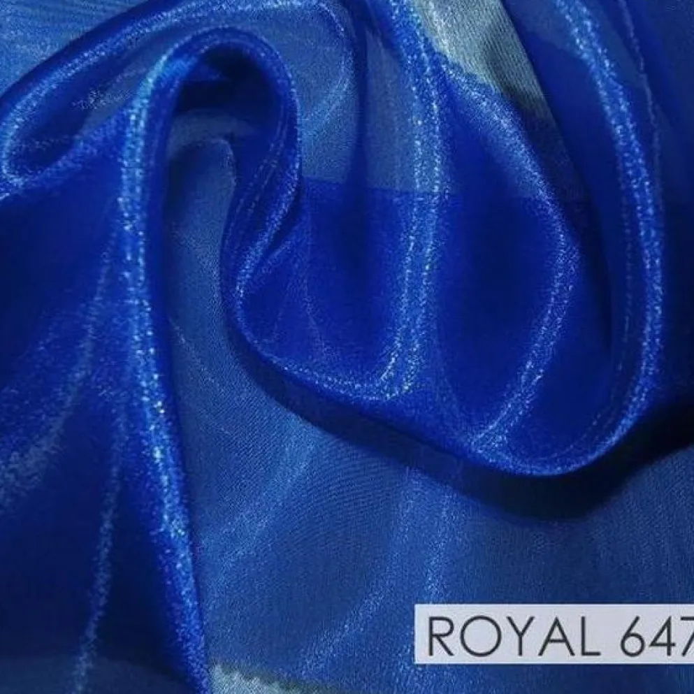 Crystal Organza Drapery Panels (58" Wide) / 64 Colors
