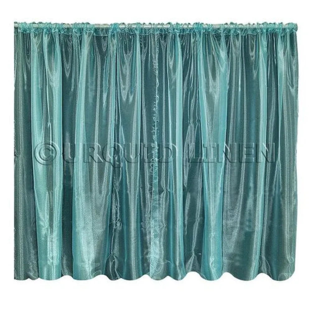 Crystal Organza Drapery Panels (58" Wide) / 64 Colors