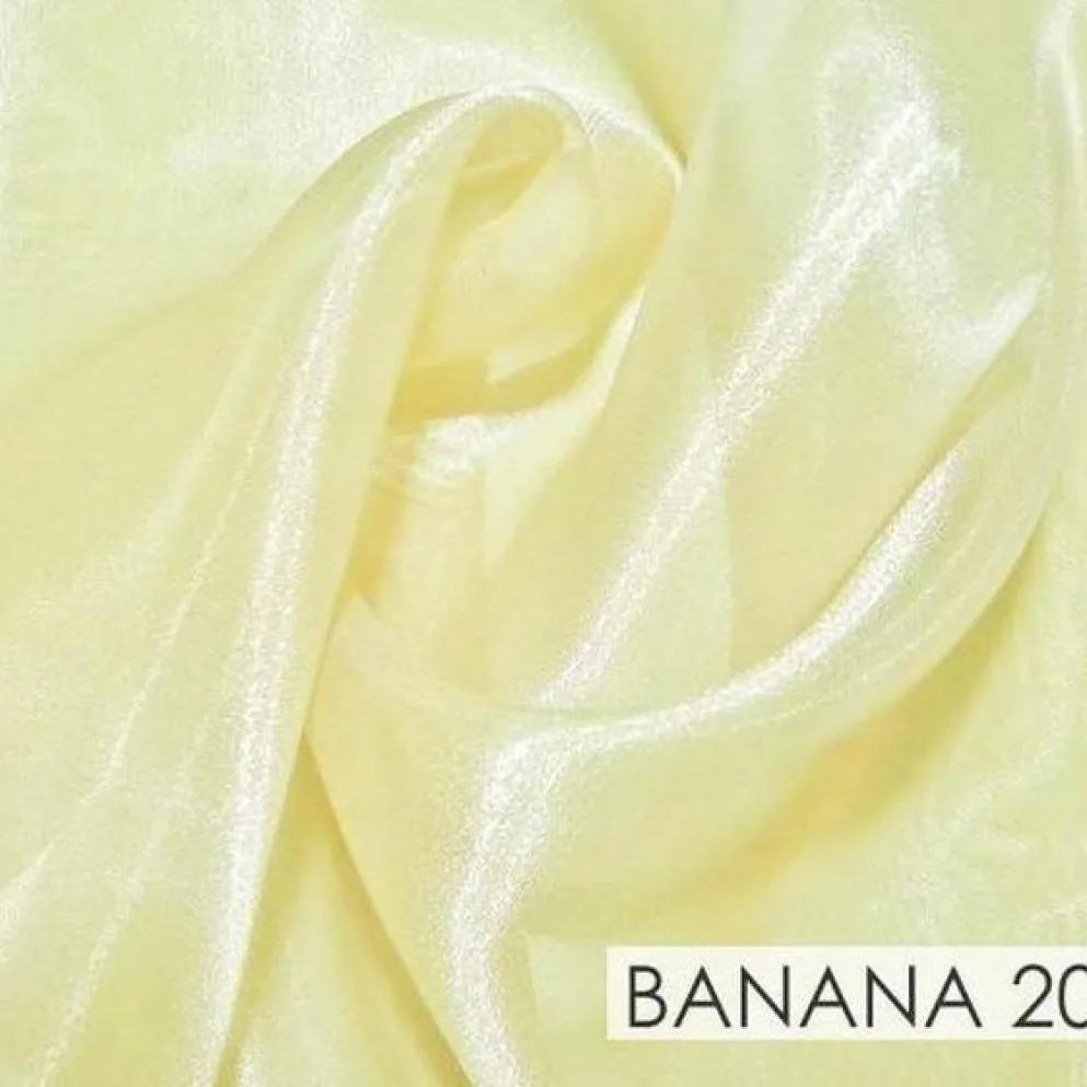 Crystal Organza Drapery Panels (58" Wide) / 64 Colors