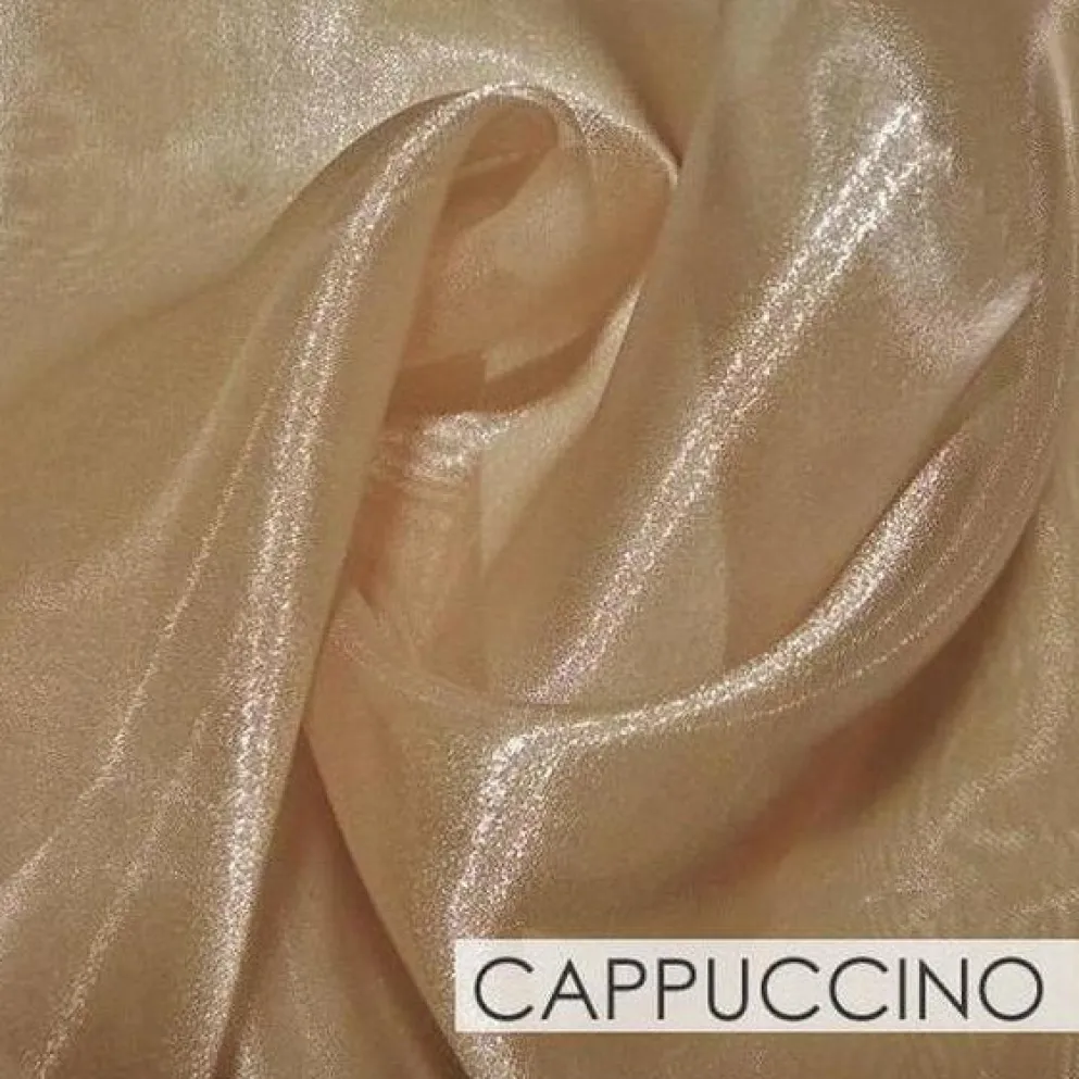 Crystal Organza Drapery Panels (58" Wide) / 64 Colors