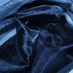 Crystal Organza Table Linen in Navy 495