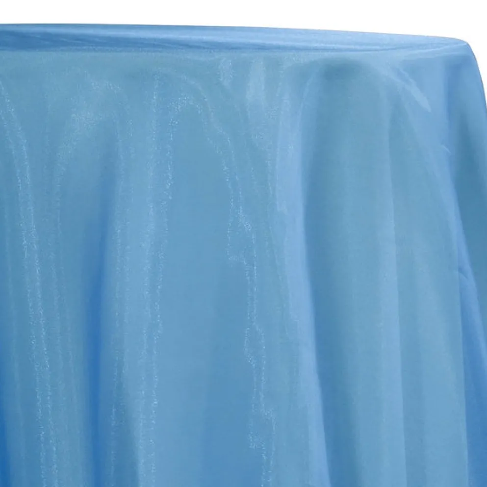 Crystal Organza Table Linen in Turquoise 941