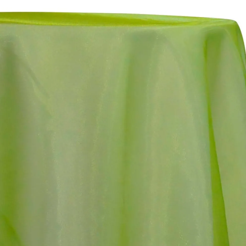 Crystal Organza Table Linen in Lime 314