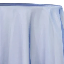 Crystal Organza Table Linen in Blue D 124