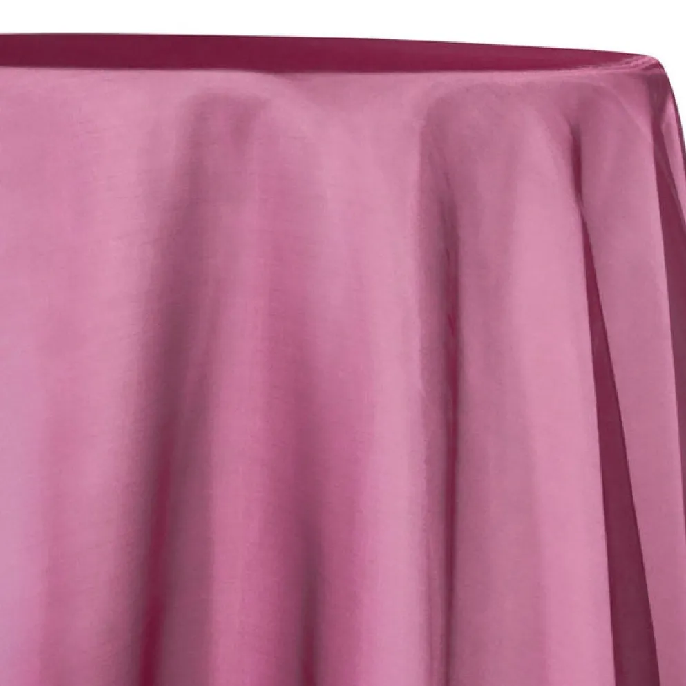Crystal Organza Table Linen in Burgundy D 530