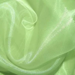 Crystal Organza Table Linen in Lime 993