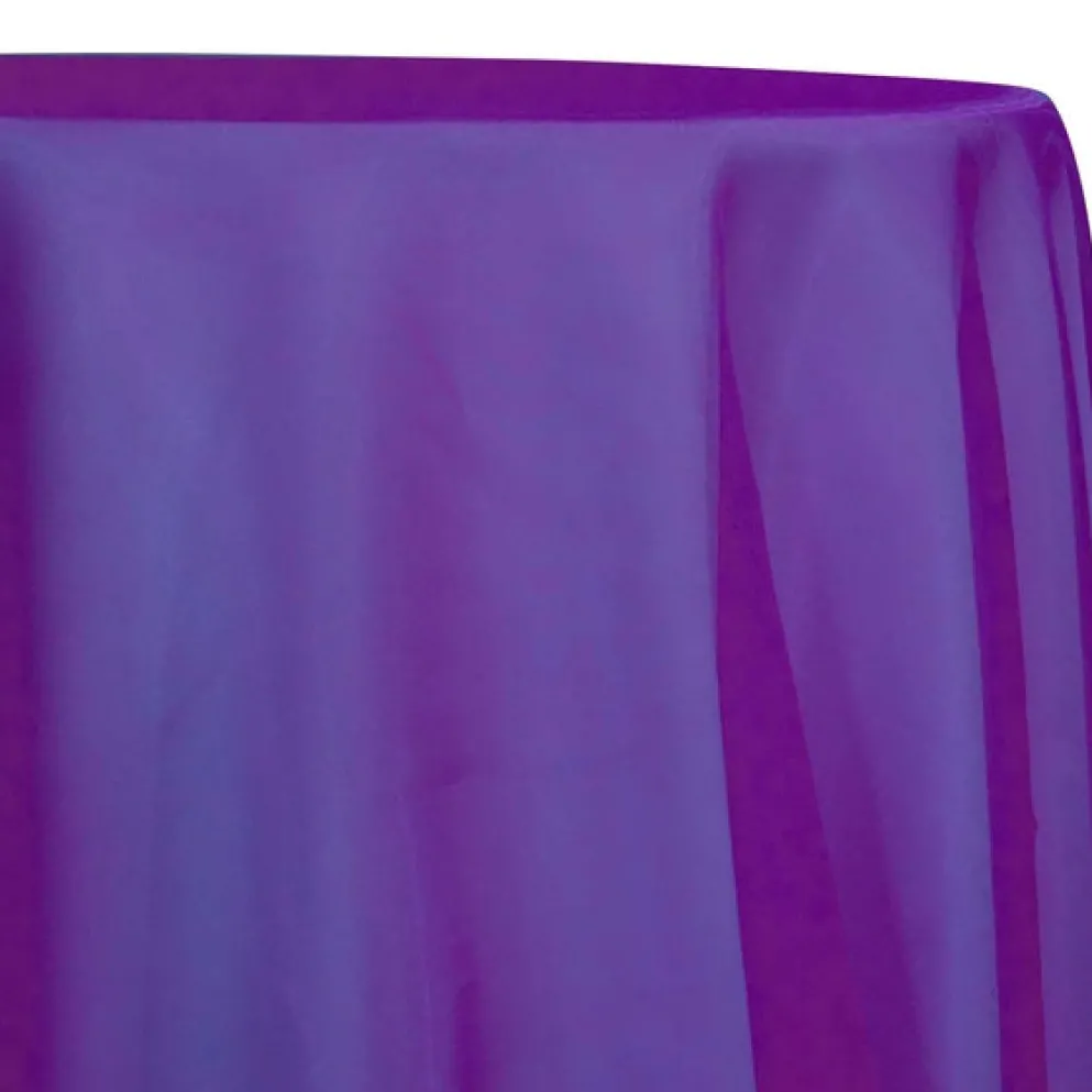 Crystal Organza Table Linen in Magenta 592
