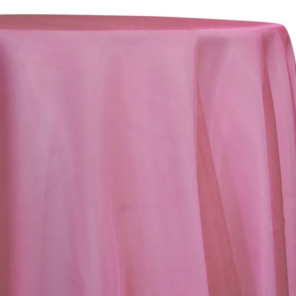 Crystal Organza Table Linen in Mauve 055