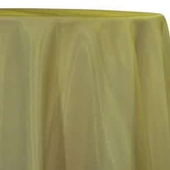 Crystal Organza Table Linen in Olive 337
