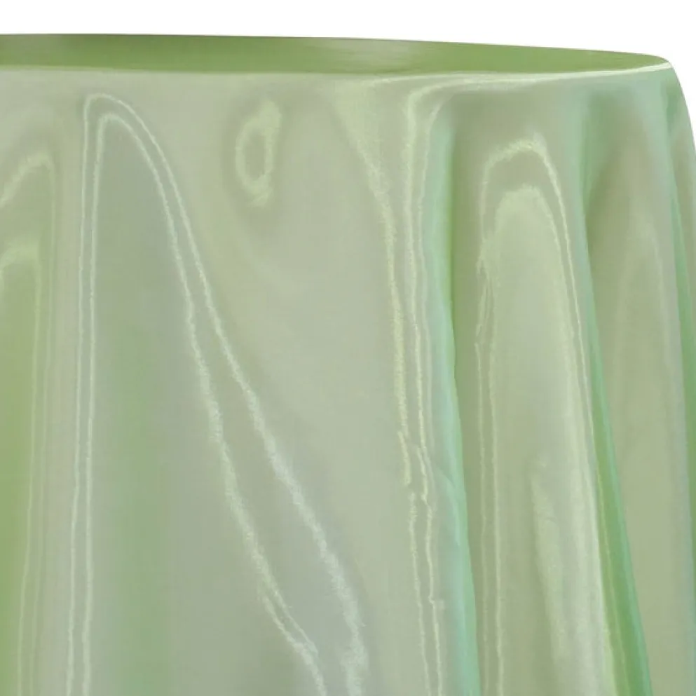Crystal Organza Table Linen in Apple Green 704