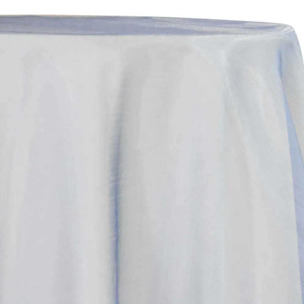 Crystal Organza Table Linen in Blue D 208
