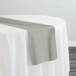 Crystal Organza Table Runner in Sage 754