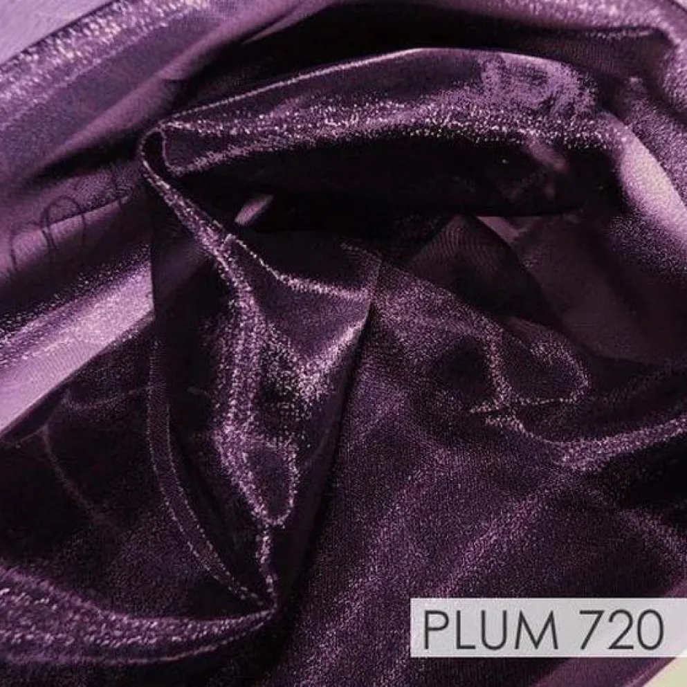 Crystal Organza Table Runner in Plum 720