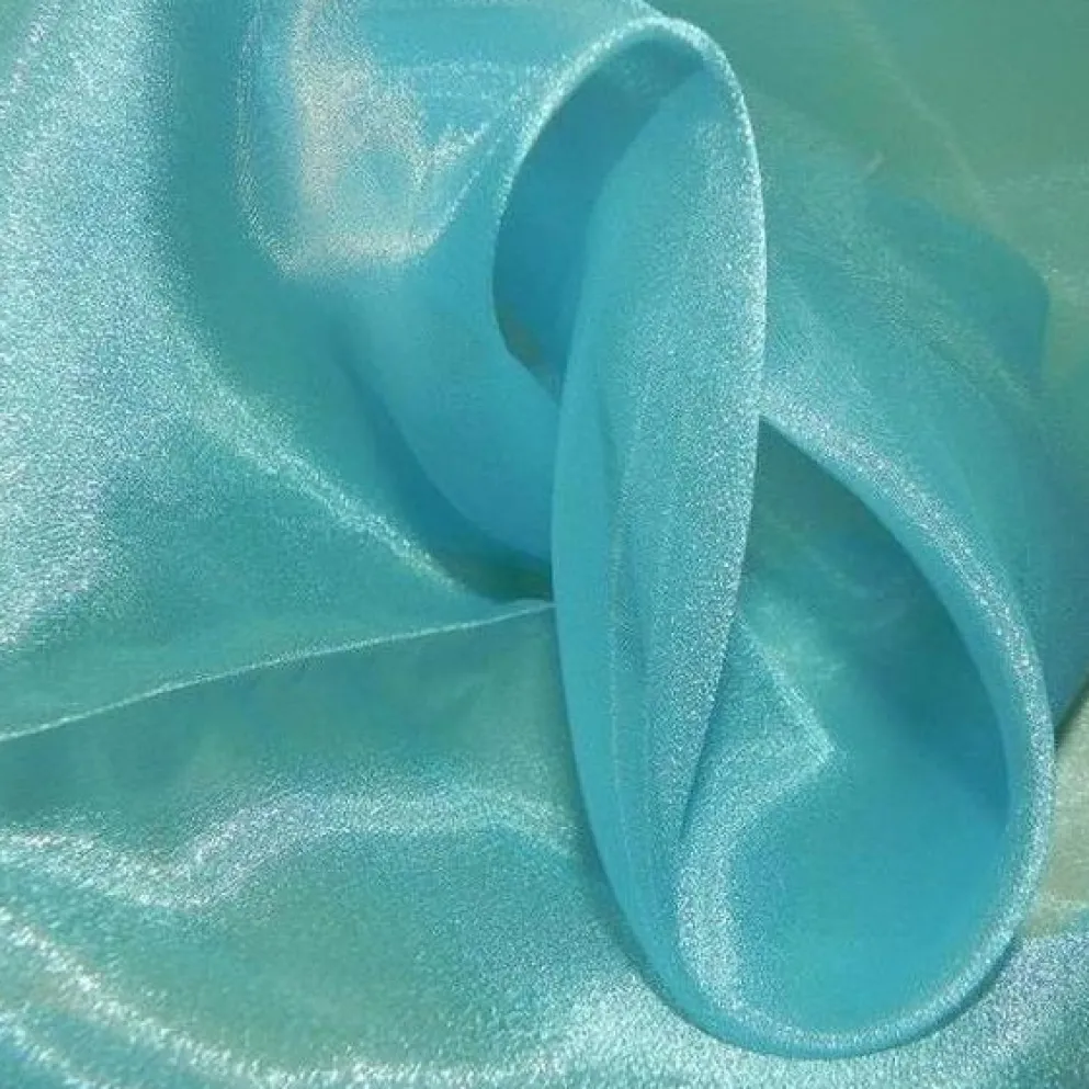 Crystal Organza Table Runner in Turquoise 940