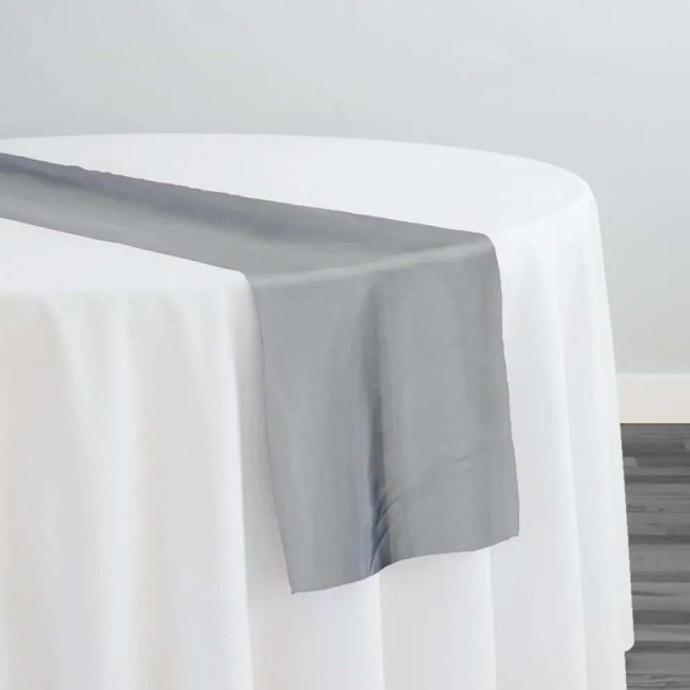 Crystal Organza Table Runner in Silver 220