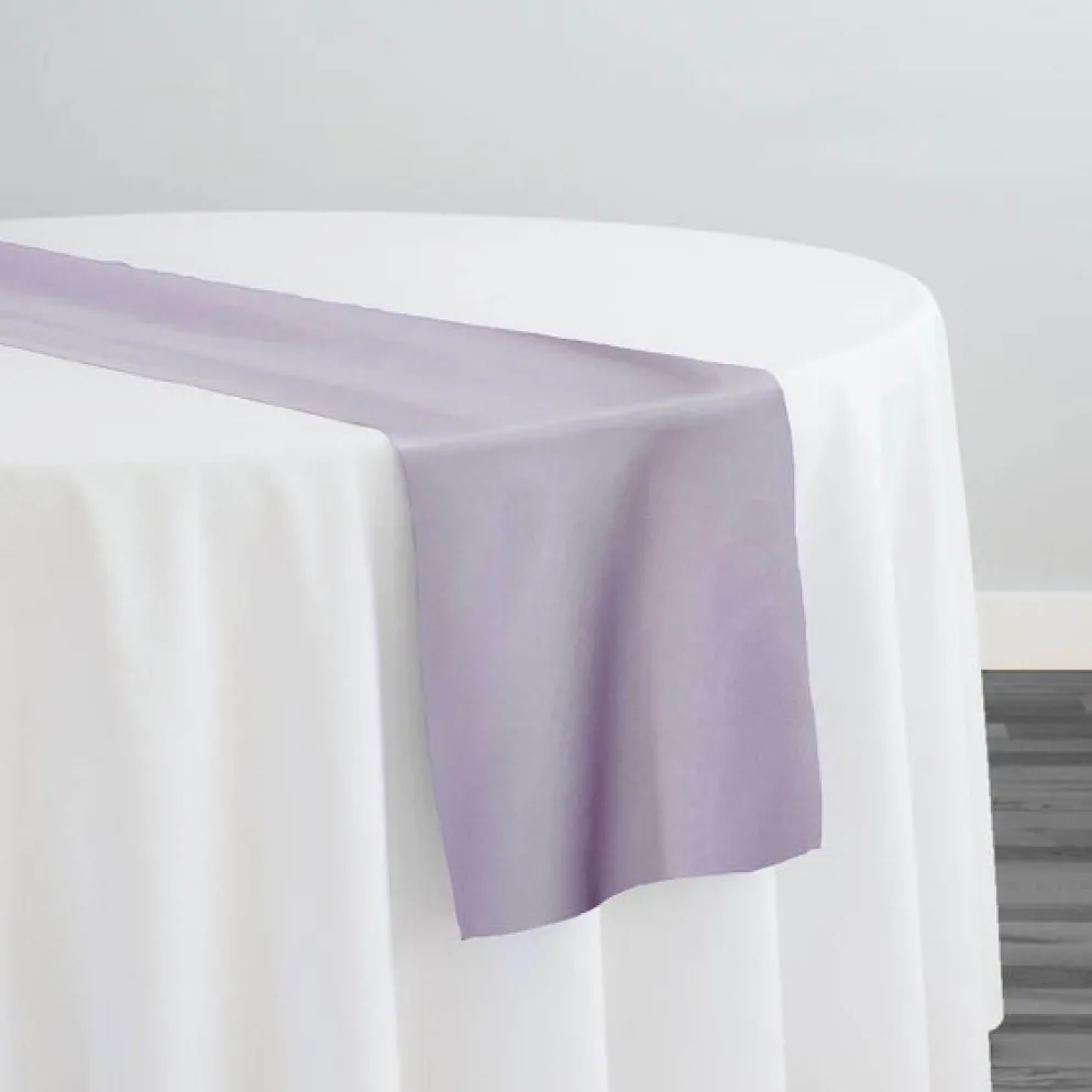 Crystal Organza Table Runner in Lilac D 450