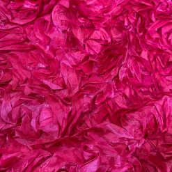 Curly Satin (w/ Poly Lining) Table Napkin in Fuchsia