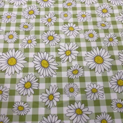 Daisy Checker (Poly Print) Table Linen