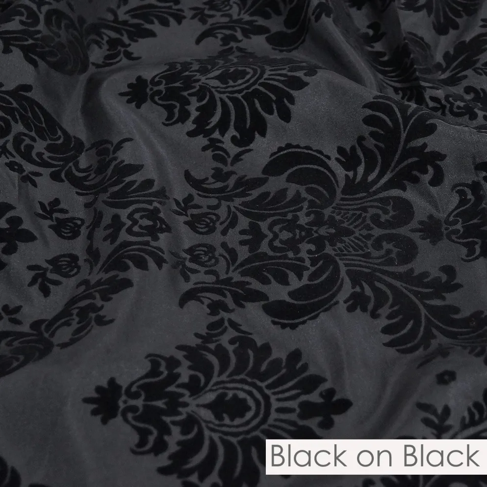 Damask Flocking Taffeta