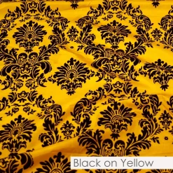 Damask Flocking Taffeta