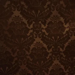Damask Poly Table Linen in Brown 1266