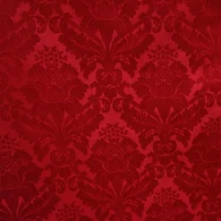 Damask Poly Table Linen in Red