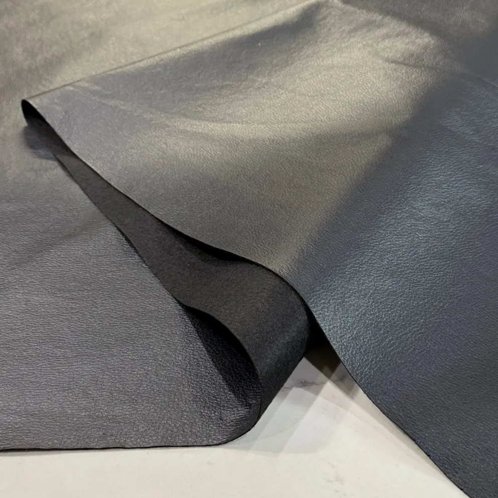 Deco Leather Table Runner in Black