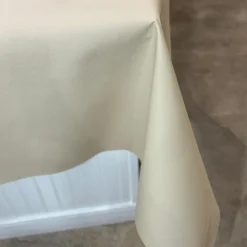 Deco Leather Table Runner in Cream