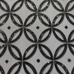 Delano Sequins Table Linen in Black