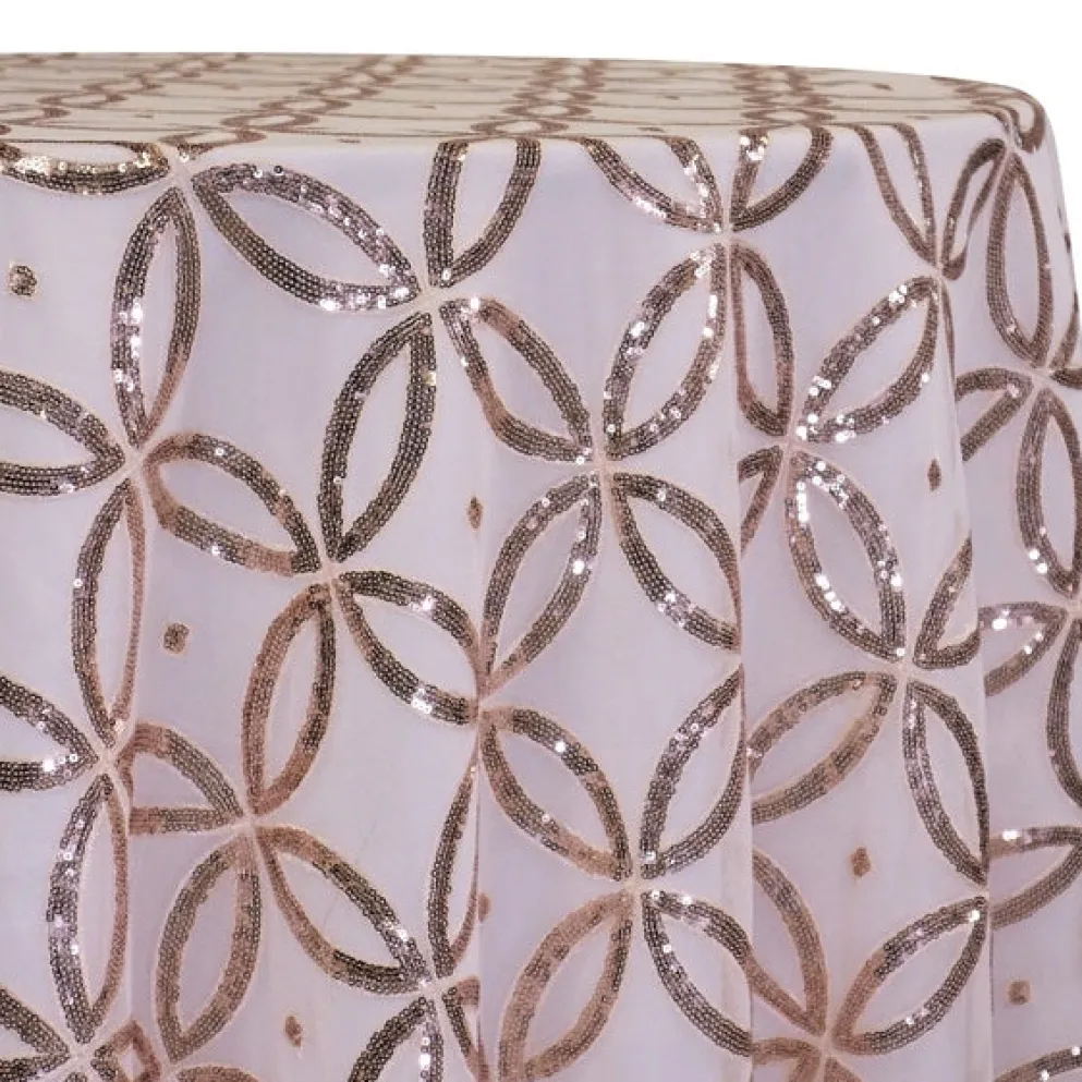 Delano Sequins Table Linen in Blush