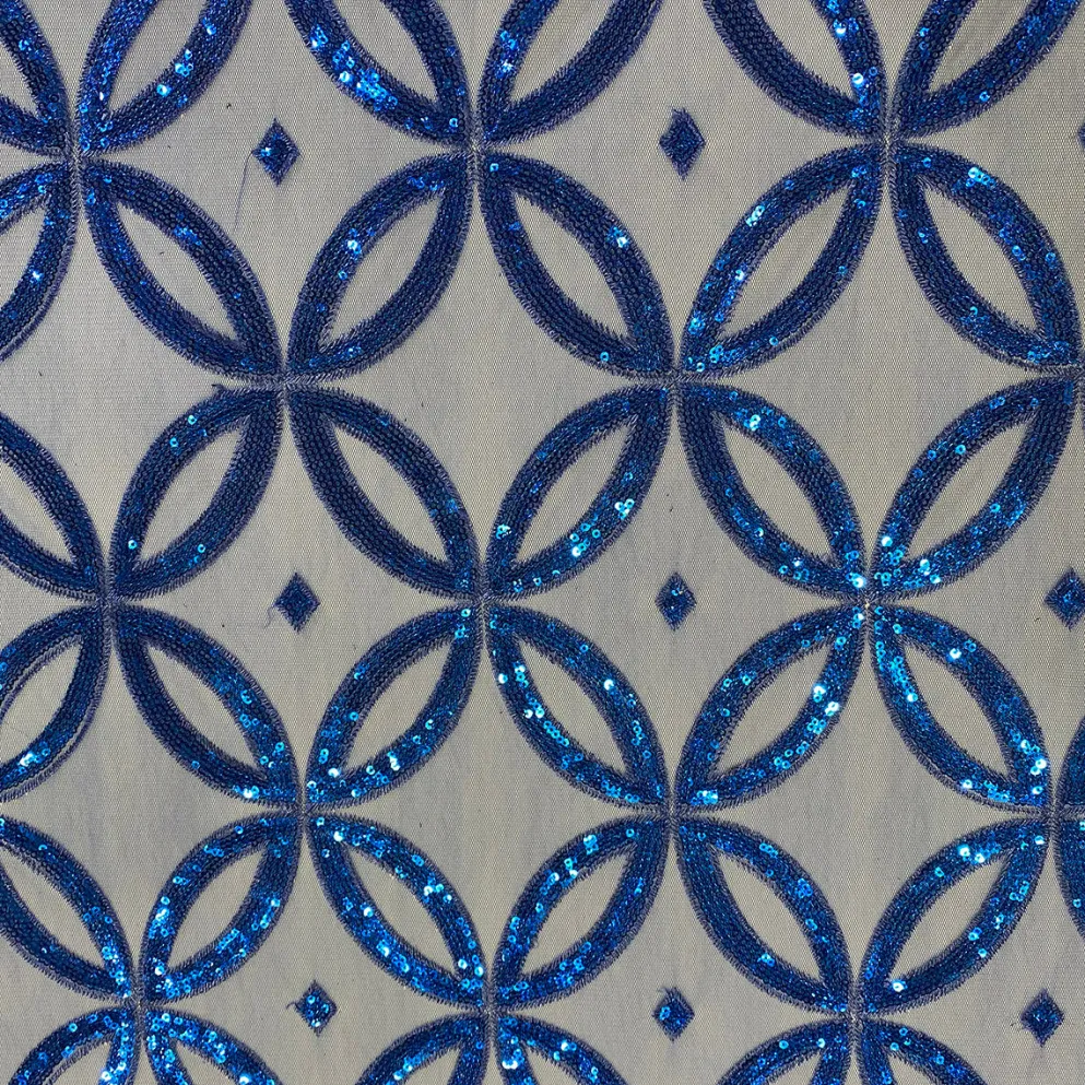 Delano Sequins Table Runner in Royal