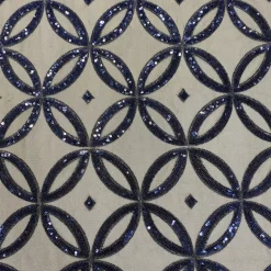 Delano Sequins Table Runner in Navy